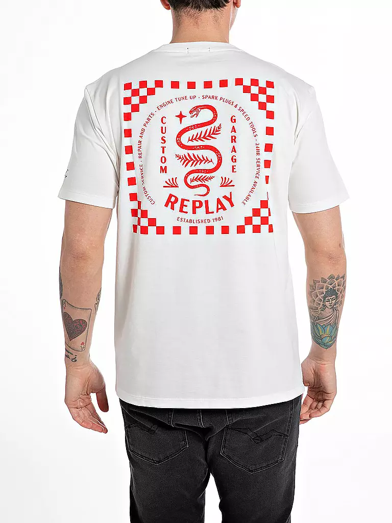 REPLAY | T-Shirt | Blanco