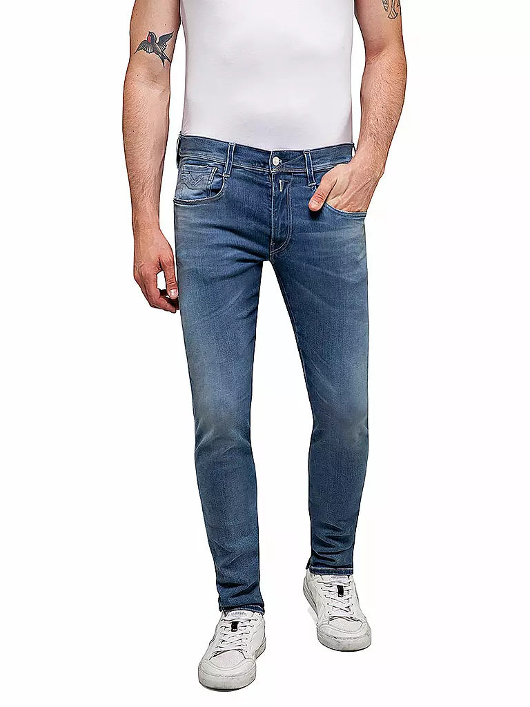 REPLAY | Vaqueros Slim Fit Anbass Hyperflex Bio | Azul claro