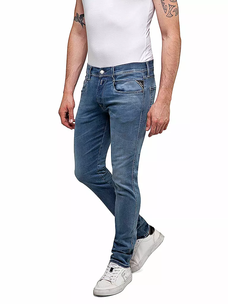 REPLAY | Vaqueros Slim Fit Anbass Hyperflex Bio | Azul claro