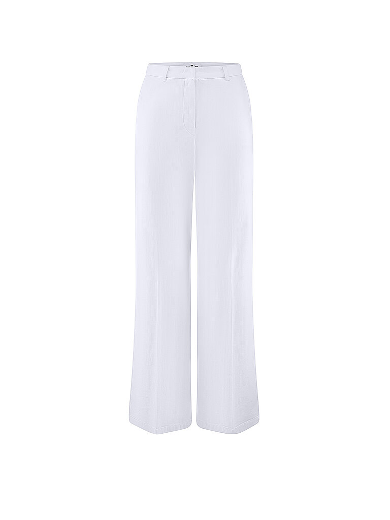 Jeans de pierna ancha blanco 46