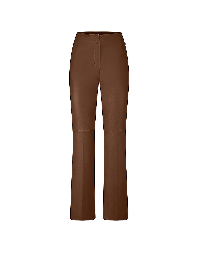 Pantalones de cuero marrón 42