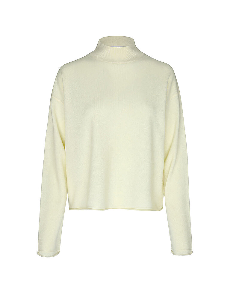 Riani Jersey de cuello alto amarillo