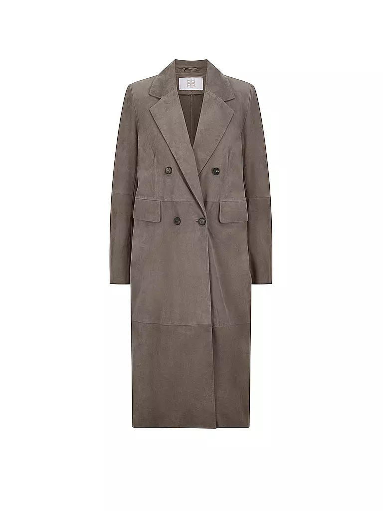 RIANI | Abrigo de cuero | Beige