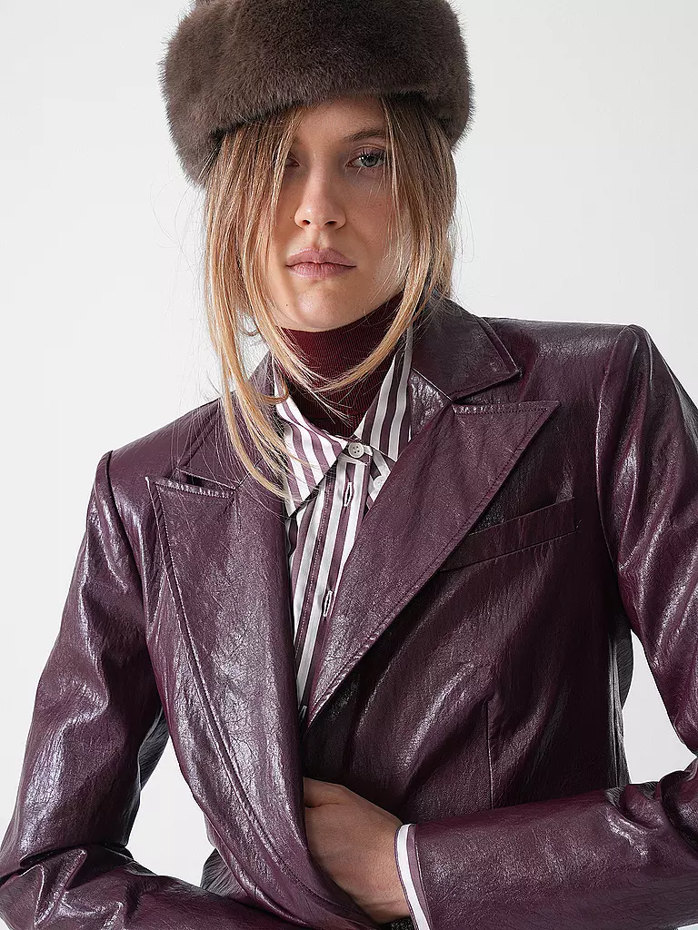 RIANI | Blazer con aspecto de cuero | 