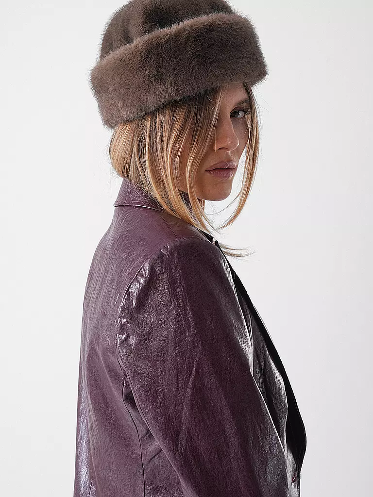 RIANI | Blazer con aspecto de cuero | 