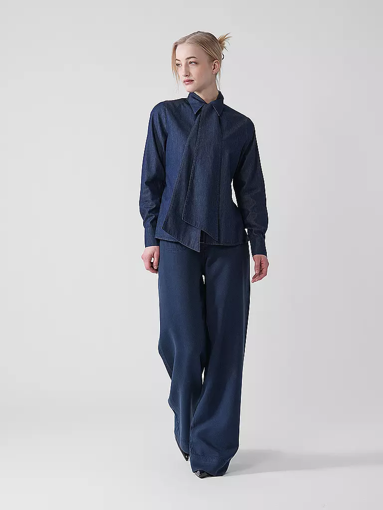 RIANI | Blusa | Azul oscuro
