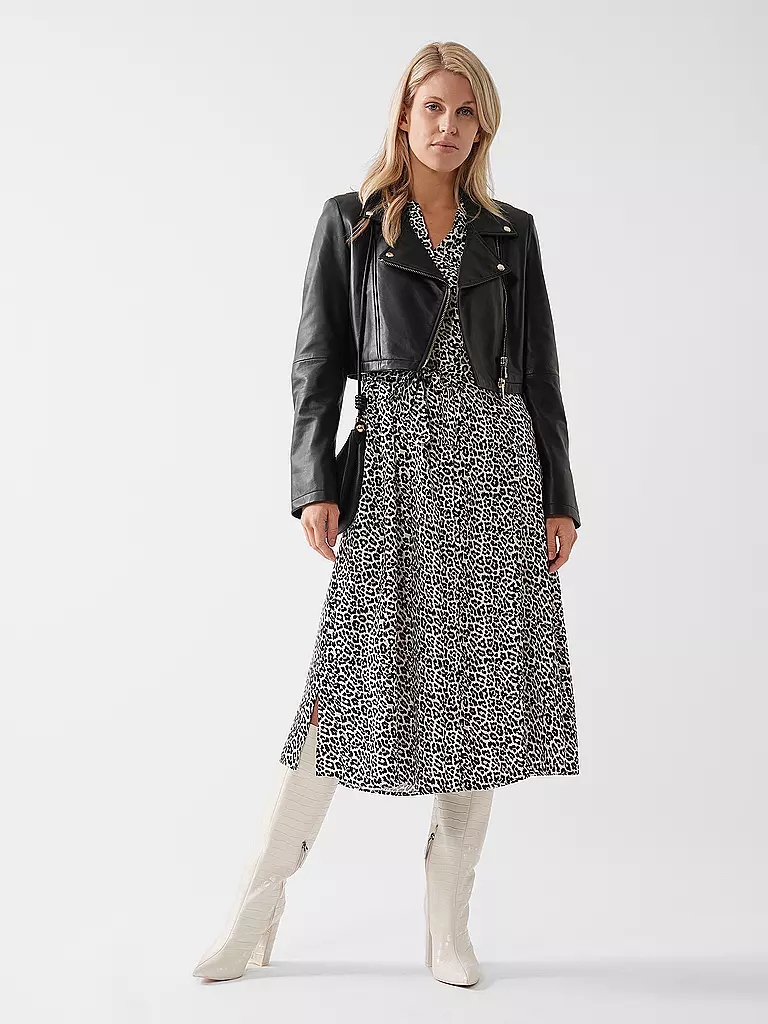 RIANI | Chaqueta de cuero | Negro