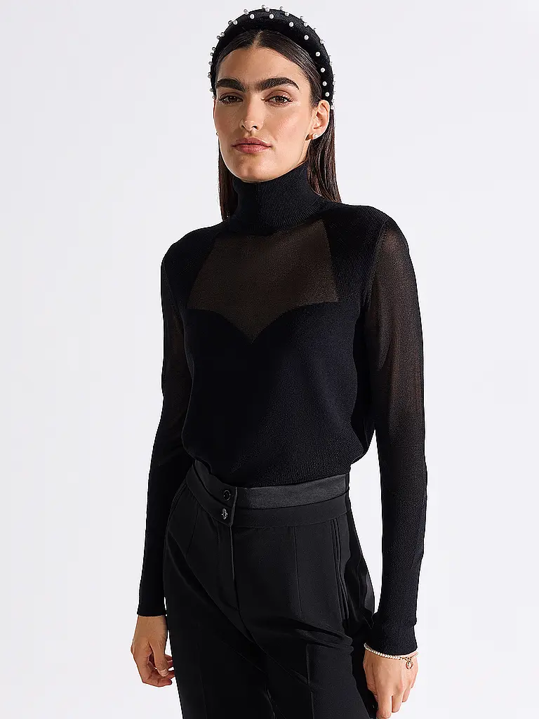 RIANI | Jersey de cuello alto | Negro