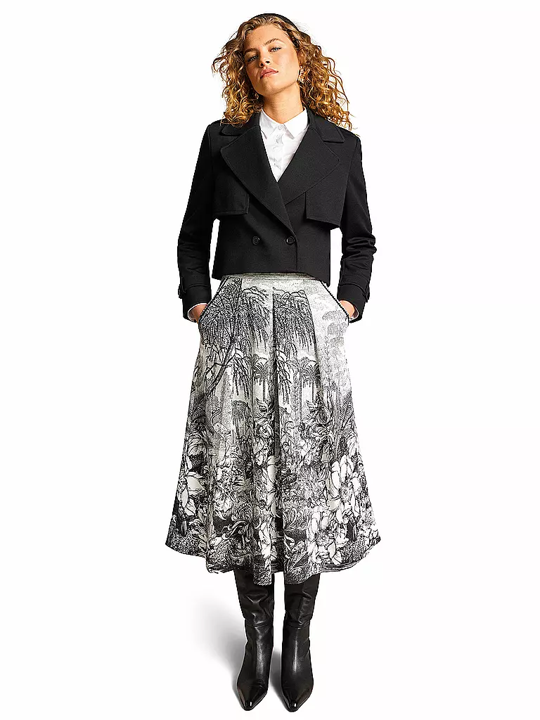 RIANI | Midi falda | Crema