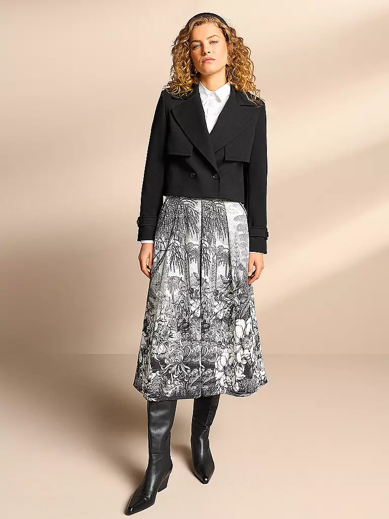 RIANI | Midi falda | Crema