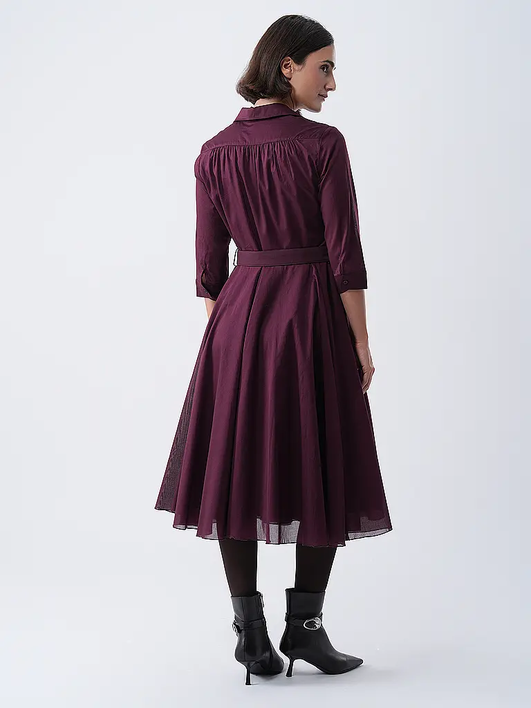 RIANI | Midikleid | Rojo oscuro