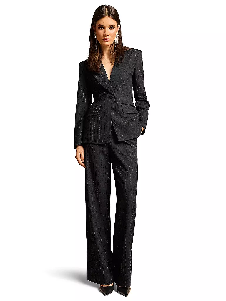RIANI | Pantalón de vestir de corte ancho | Negro