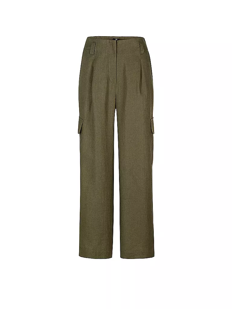 RIANI | Pantalones cargo de corte ancho | Oliva