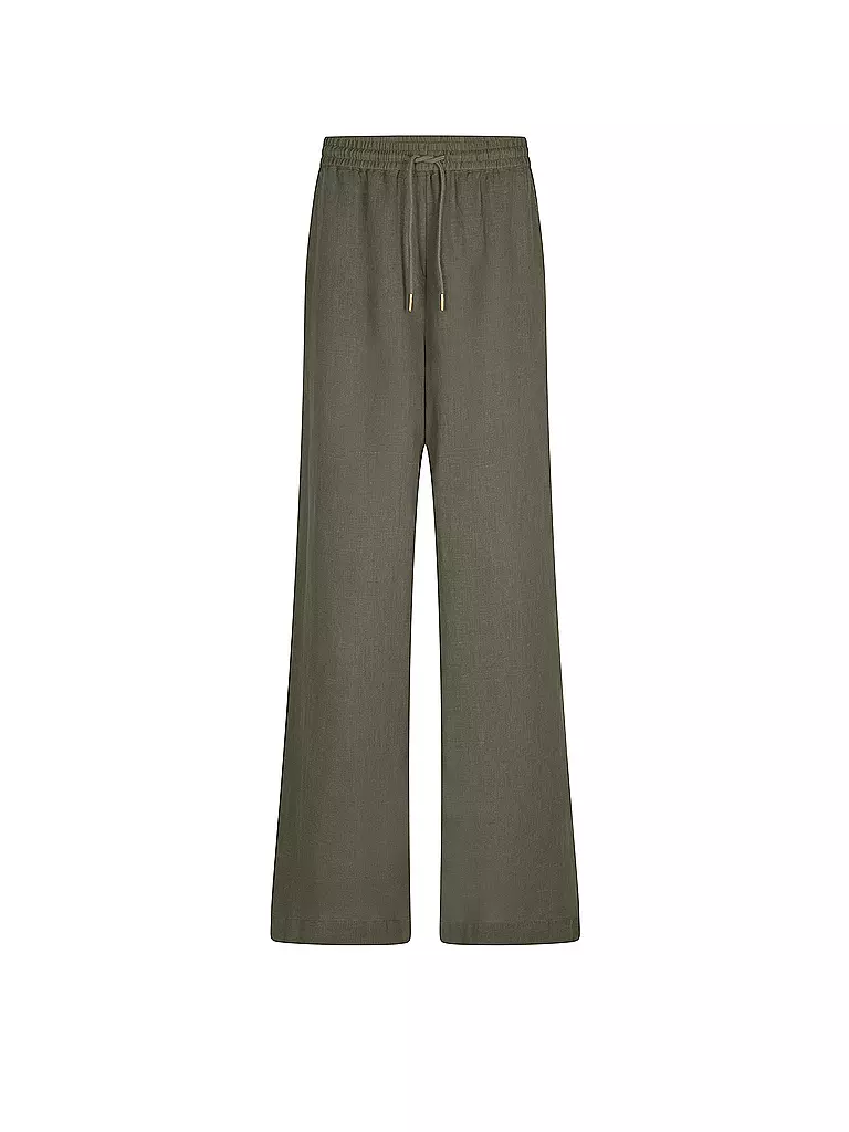 RIANI | Pantalones de lino | Verde