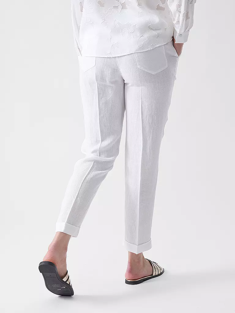 RIANI | Pantalones de lino | Blanco
