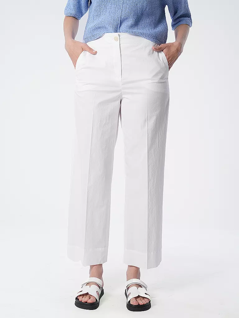 RIANI | Pantalones Marlene de corte ancho | Blanco