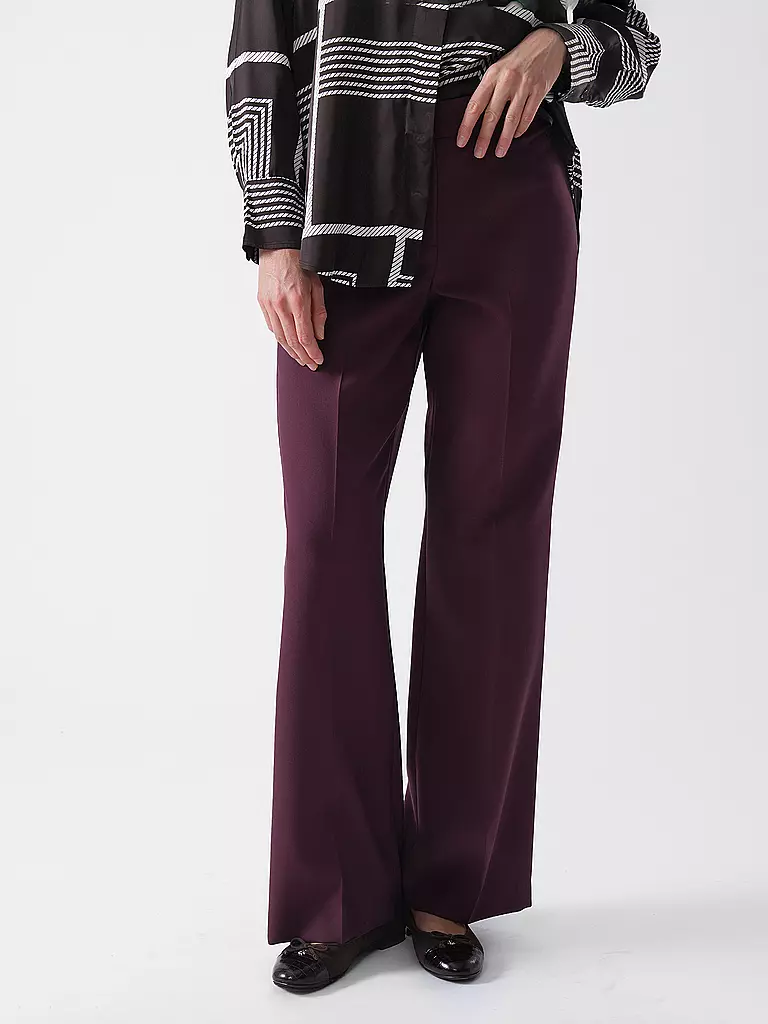 RIANI | Pantalones Marlene | Rojo oscuro