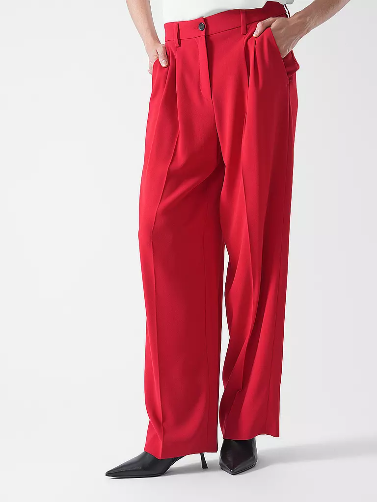 RIANI | Pantalones Marlene | Rojo