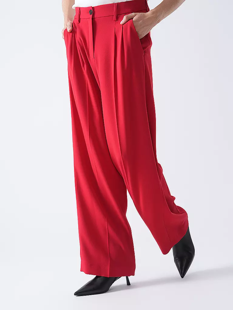 RIANI | Pantalones Marlene | Rojo