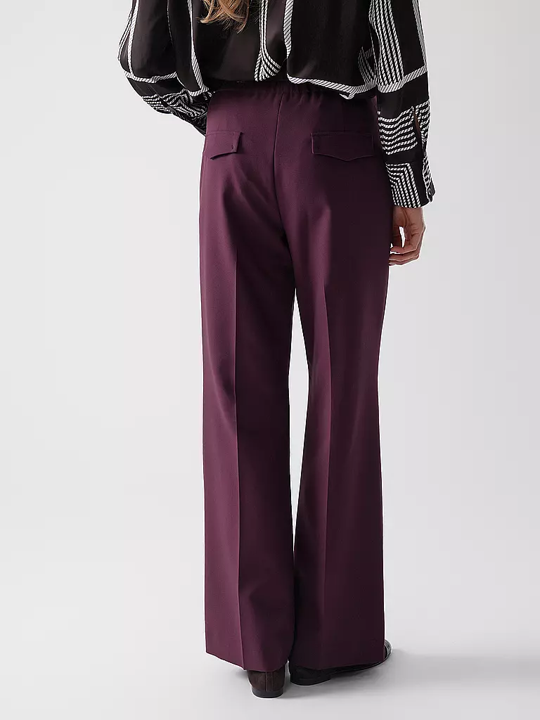 RIANI | Pantalones Marlene | Rojo oscuro