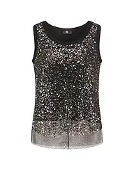 RIANI | Top
Produktname: Top
Marke: RIANI
Farbe: silber
Kategorien: Moda,Damen
Tags: Große Größen

Ärmellänge: ohne Arm
Ausschnitt: Rundhalsausschnitt
Material: Polyester / Polyamid
Musterung: Unifarben
Passform (Oberbekleidung): Regular
Stil: Pure
Details:  | Plata