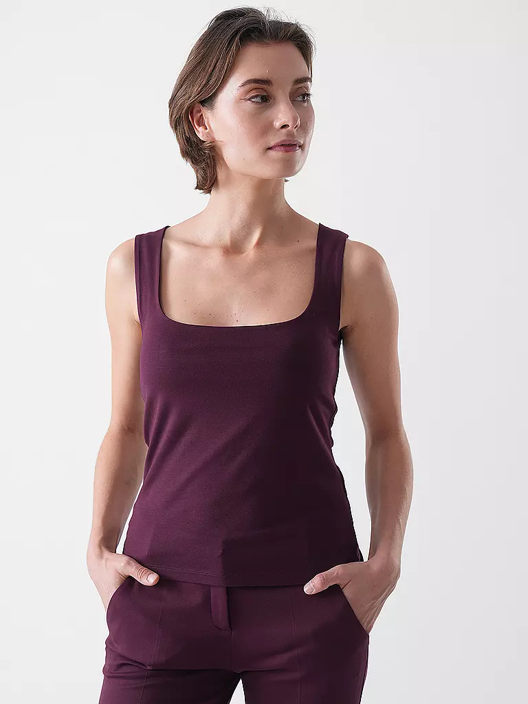 RIANI | Top | Rojo oscuro