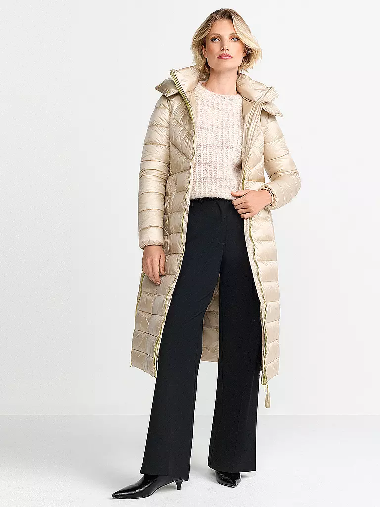 RICH & ROYAL | Abrigo acolchado | Beige