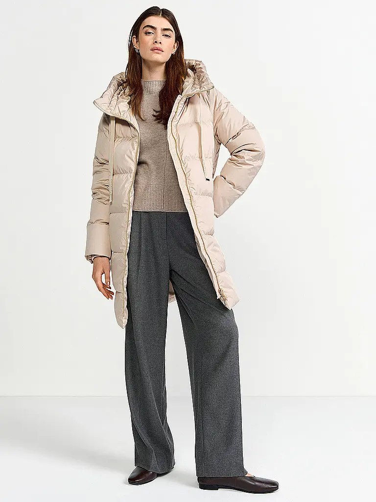 RICH & ROYAL | Abrigo acolchado | Beige