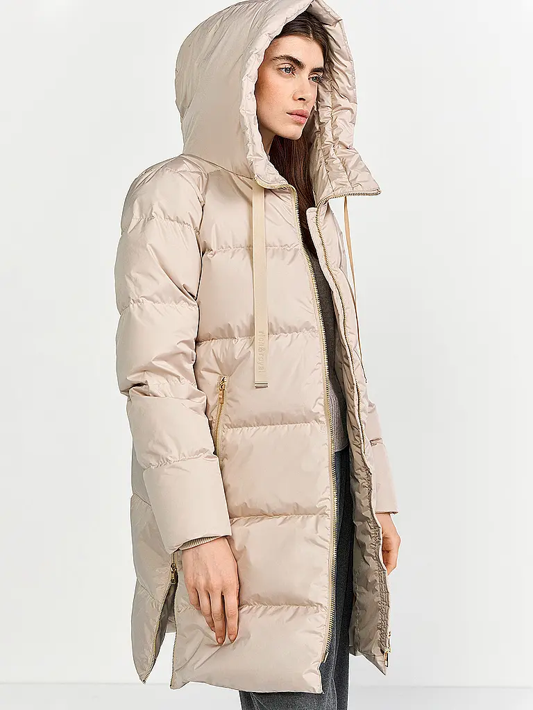 RICH & ROYAL | Abrigo acolchado | Beige