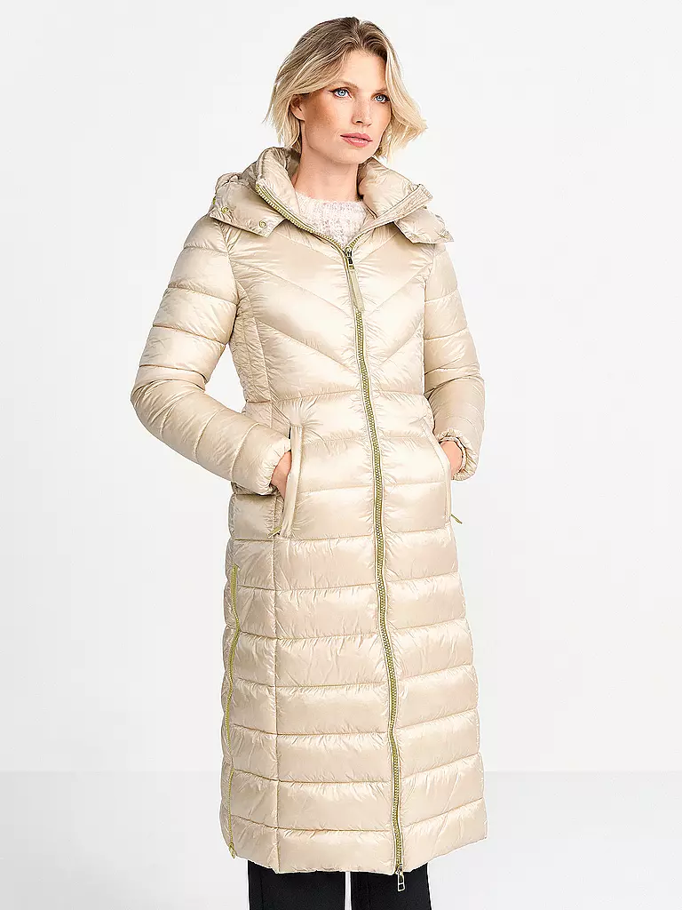 RICH & ROYAL | Abrigo acolchado | Beige