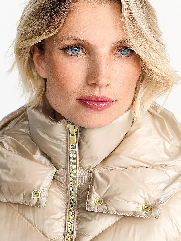RICH & ROYAL | Abrigo acolchado | Beige