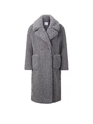 RICH & ROYAL | Abrigo de piel sintética | Gris
