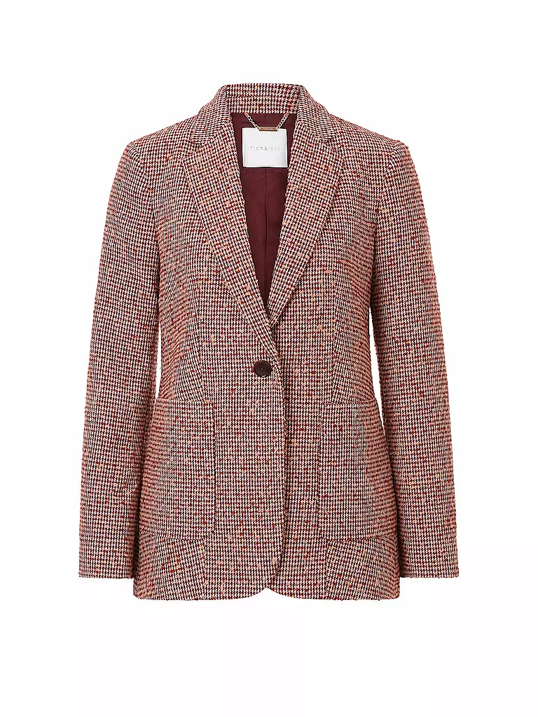 RICH & ROYAL | Blazer | Rojo oscuro