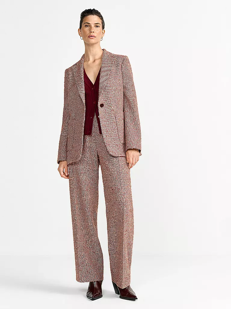 RICH & ROYAL | Blazer | Rojo oscuro