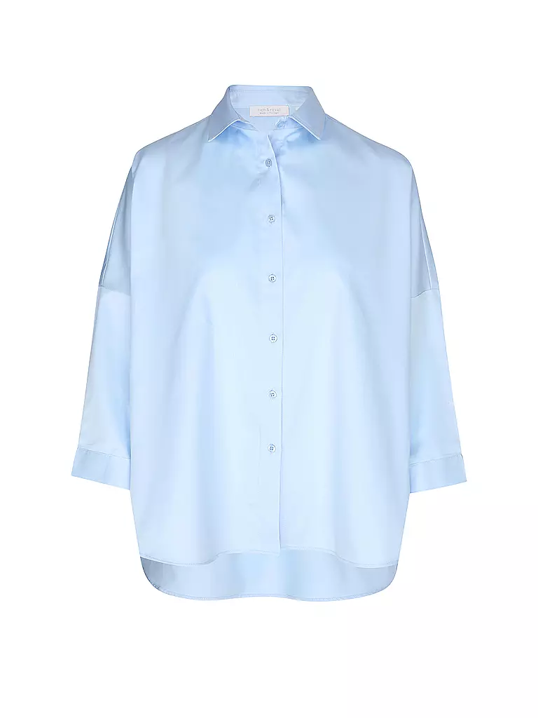 RICH & ROYAL | Blusa corte oversized | Azul claro