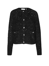 RICH & ROYAL | Cárdigan Boxy Fit | Negro
