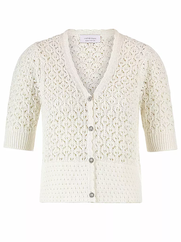 RICH & ROYAL | Cárdigan | Crema