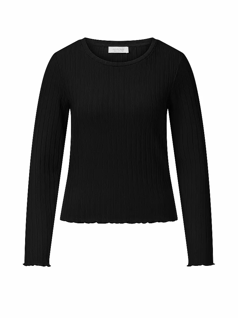RICH & ROYAL | Camiseta de manga larga | Negro