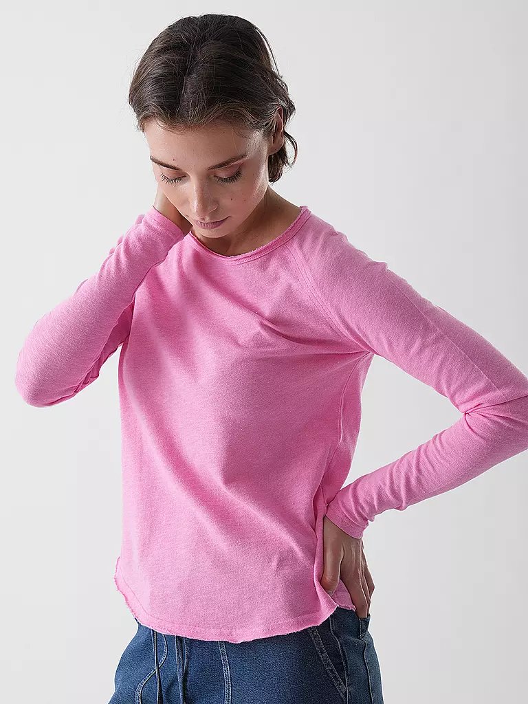 RICH & ROYAL | Camiseta de manga larga | Fucsia