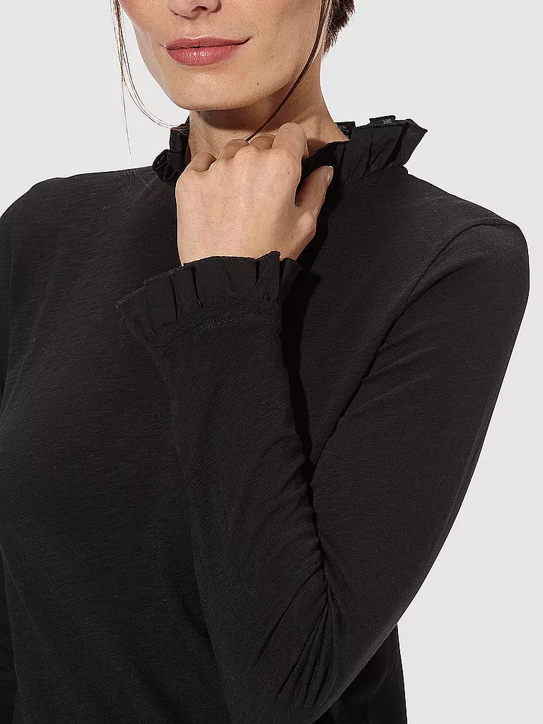 RICH & ROYAL | Camiseta de manga larga | Negro
