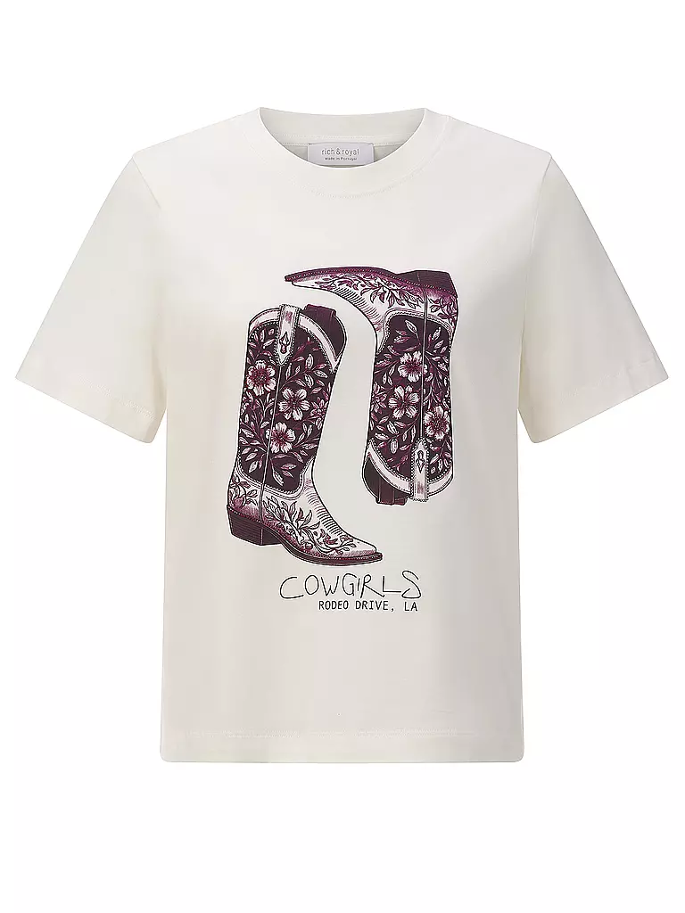 RICH & ROYAL | Camiseta | Crema