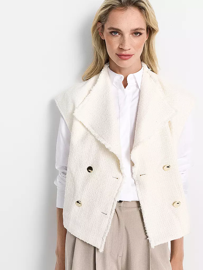 RICH & ROYAL | Chaleco | Crema