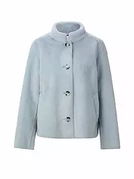 RICH & ROYAL | Chaqueta con aspecto de piel | Azul claro