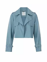 RICH & ROYAL | Chaqueta de cuero | Azul claro