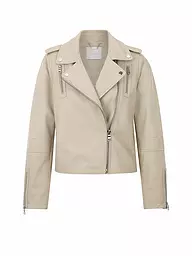 RICH & ROYAL | Chaqueta de cuero | Beige