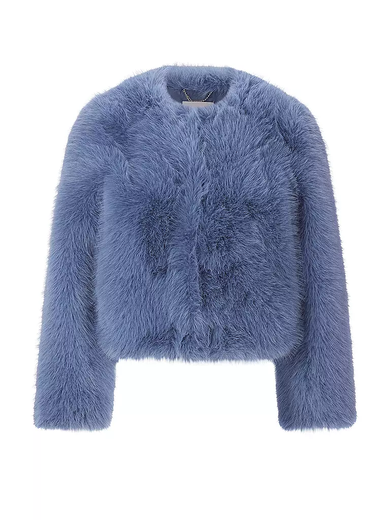 RICH & ROYAL | Chaqueta de imitación de piel | Azul