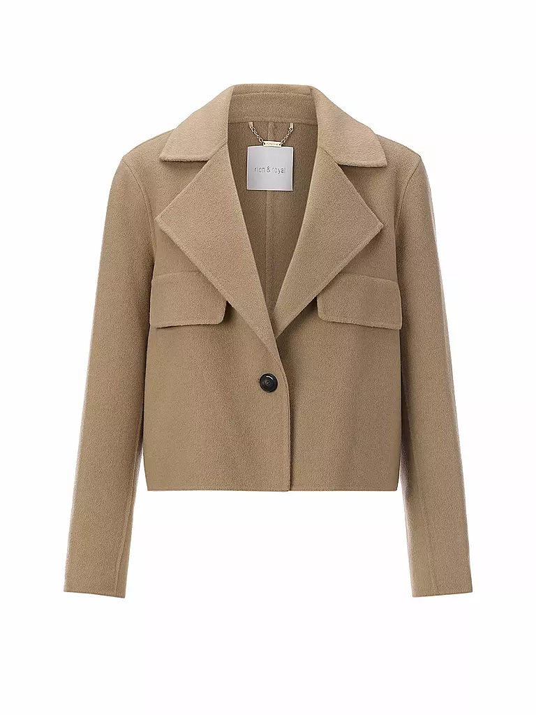RICH & ROYAL | Chaqueta de lana | Camel