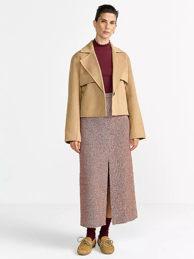 RICH & ROYAL | Chaqueta de lana | Camel