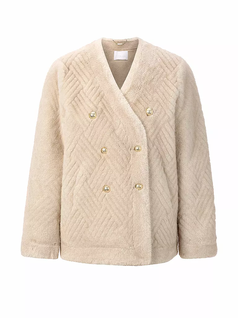 RICH & ROYAL | Chaqueta en imitación de piel | Camel