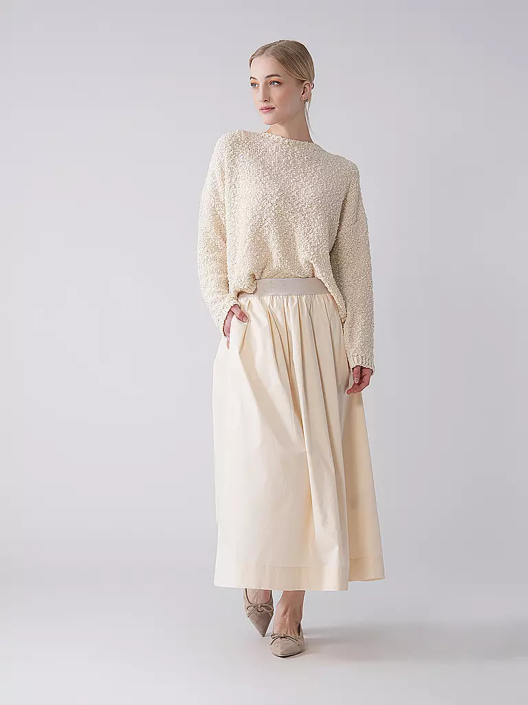 RICH & ROYAL | Falda midi | Beige